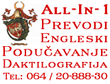 All In 1 - prevodi, engleski, podučavanje, daktilografija, Beograd
